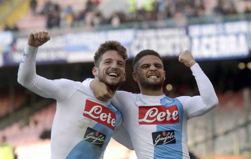 Dries Mertens e Lorenzo Insigne la coppia più bella di tutta la Serie A