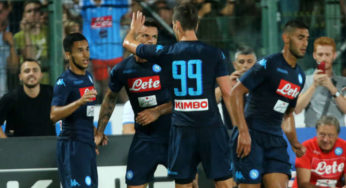 Napoli-Chievo pareggio. Sarri si incazza. Ounas ancora in gol