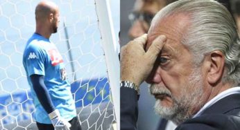 De Laurentiis e Reina vedono la gara in hotel