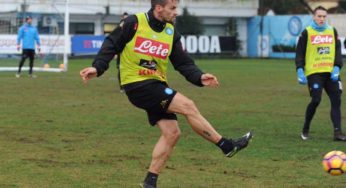 Castelvolturno: Allenamento sotto la pioggia per gli azzurri