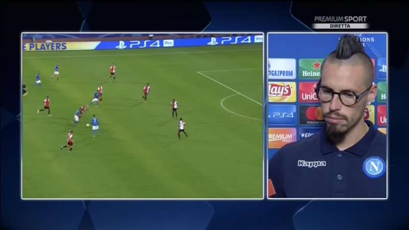 Hamsik: ”Le sostituzioni?Non piacciono a nessuno, ma lo accetto per il bene della squadra”