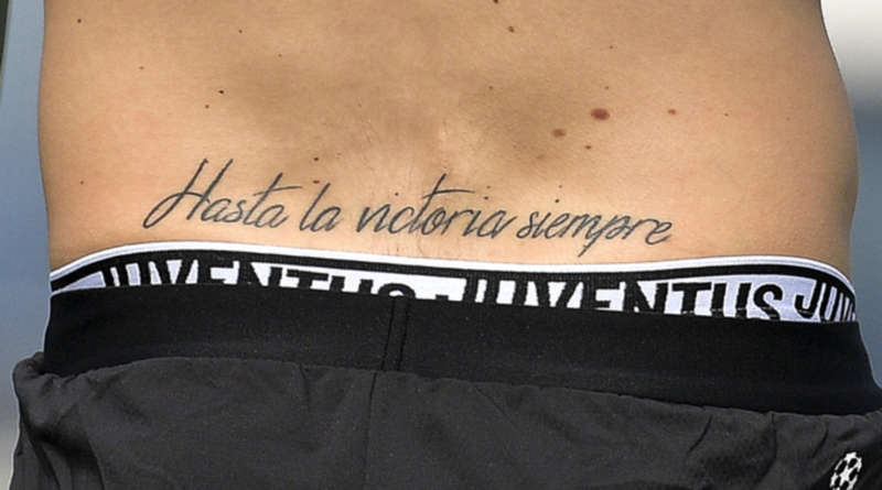 L'ossesione del Pipita per le parole di Allegri. Il nuovo tatuaggio di Higuain più che un omaggio "al Che" sembra un memorandum sulla filosofia Juventina.