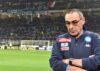 Sarri: “Daremo il 101% in queste partite. Bene la difesa, poco pungenti in attacco. Juve? I campionati precedenti dicono tutto!”