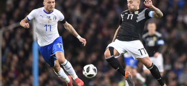 Argentina-Italia 2-0. Banega e Lanzini battono gli azzurri