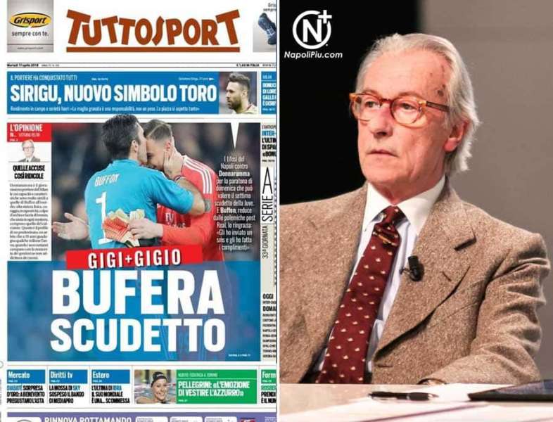 Feltri su Tuttosport attacca i napoletani. Arriva la risposta da Napoli