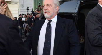 De Laurentiis: “Vedremo se Sarri resterà. Quando mi chiamano romano mi offendo…”