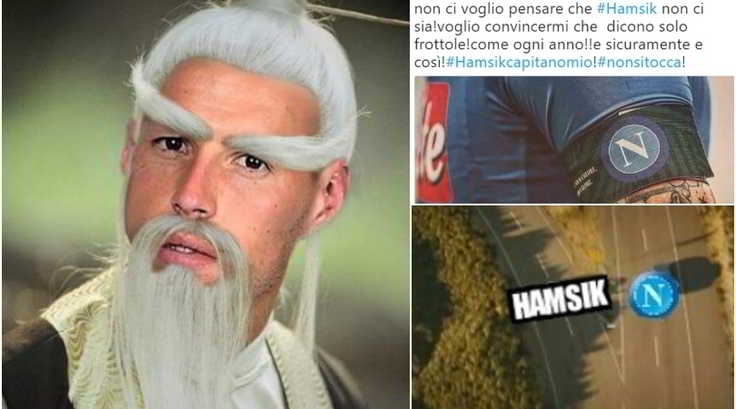 Hamsik in Cina ? i tifosi del Napoli si dividono sui social tra ironia e disperazione. La maggior parte dei tifosi partenopei mostra comunque riconoscenza al capitano, tentato da alcune offerte multimilionarie arrivate dalla Cina.