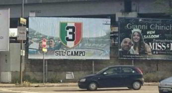 Spunta a Napoli il cartellone “3 sul campo”. Ecco perchè