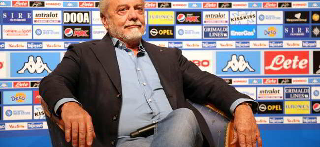 "Presidente noi vogliamo vincere": La risposta di De Laurentiis fa arrabbiare i tifosi