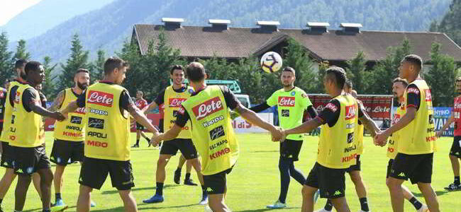 Il Napoli termina il ritiro. Riposo e poi la tournée
