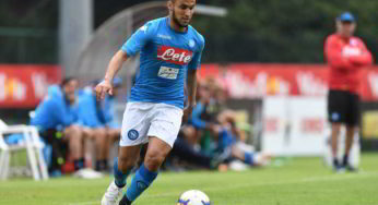 Ultim’ora SKY: Napoli, infortunio per Ounas. L’attaccante lascia l’allenamento