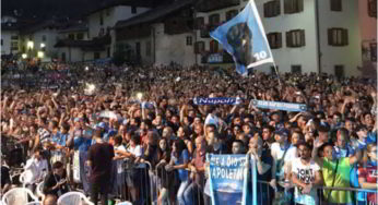 Dimaro, presentato il Napoli 2018/19, Ancelotti ai napoletani: “Possiamo farcela”