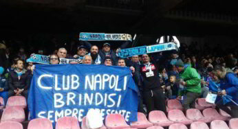 Bellissimo gesto del Napoli Club Brindisi per Napoli-Milan