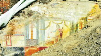 Pompei affreschi ritrovati alla casa di Priapo. Dagli scavi emerge un tesoro
