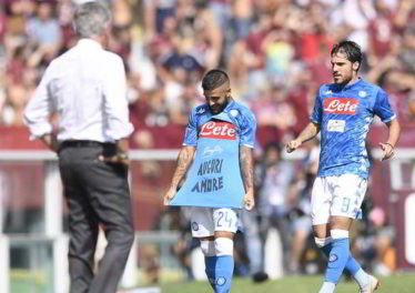 Torino-Napoli 1-3. Dominio Napoli. Ancelotti lancia un messaggio al campionato