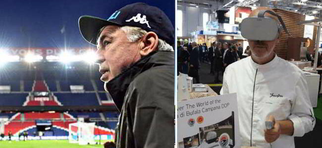 A Parigi la mozzarella in 3d, il trionfo aspettando Psg-Napoli