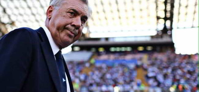 Ancelotti a Sky: "Adoro Napoli, vogliamo fare un gradino in più che porterebbe alla vittoria"