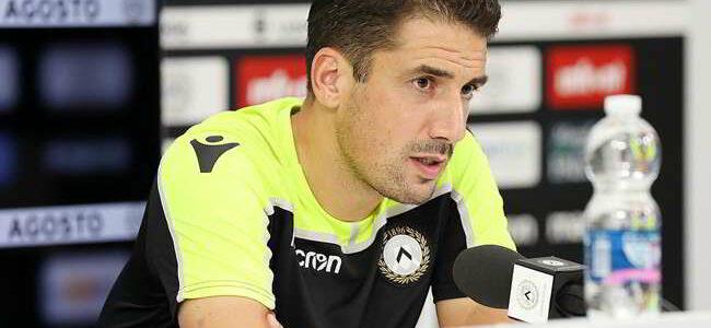 Udinese, Velazquez: “Il Napoli è forte ma non è la Juventus. Possiamo fare punti"
