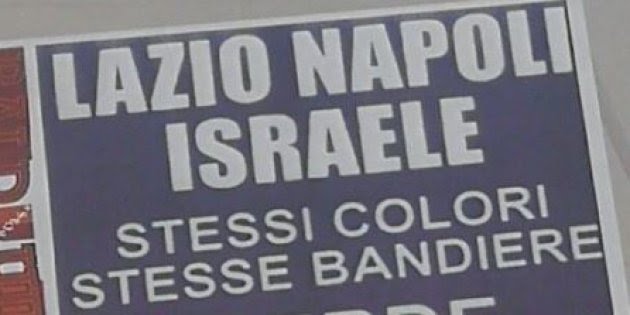 Volantini antisemiti contro Lazio Napoli e Israele. Vergogna ultrà