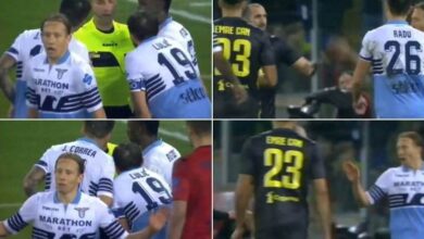 Lazio, Leiva contro Chiellini: "con voi è sempre così"