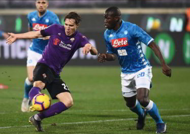 La moviola di Fiorentina-Napoli. Ghoulam e Biraghi: rischio rigore