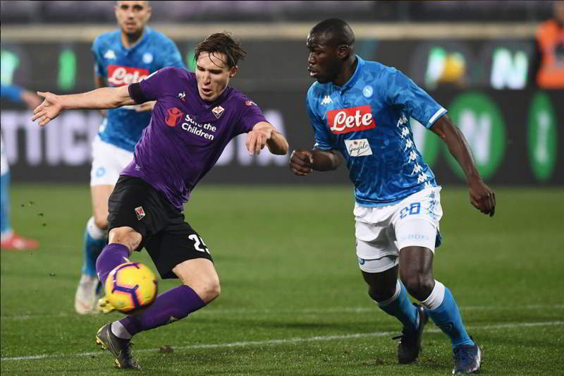 La moviola di Fiorentina-Napoli. Ghoulam e Biraghi: rischio rigore