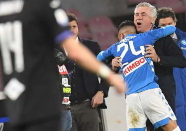 Insigne: "Ero triste perchè non segnavo. L'abbraccio con Ancelotti? Mi aveva detto che oggi avrei segnato!"