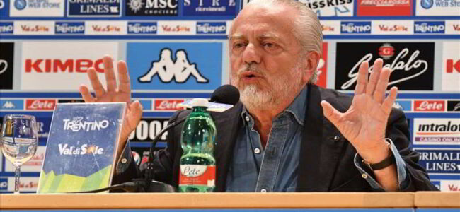 Napoli, De Laurentiis: "a Dimaro ci saranno delle novità. Spazio ai bambini..."
