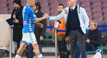 Ancelotti: “Hamsik vuole andare in Cina, non possiamo trattenerlo”