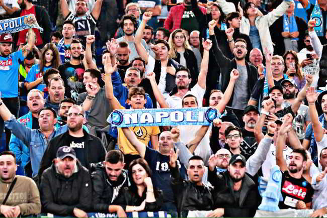 Il Napoli è la squadra più seguita dai tifosi fuori casa. I dettagli