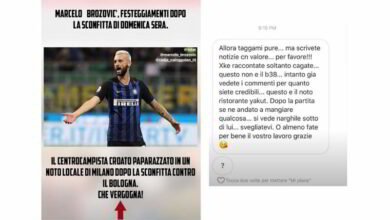 Inter, Nainggolan-Corona lite sui social, a causa di Brozovic