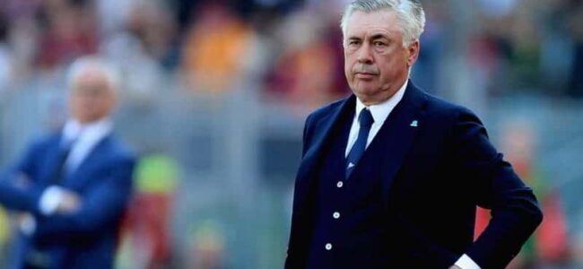 Ancelotti: " Felice per successo del Napoli sulla Roma. Arsenal? mi tocco.."