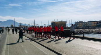 Il Salisburgo sul lungomare di Napoli. I Napoletani: “benvenuti in paradiso”