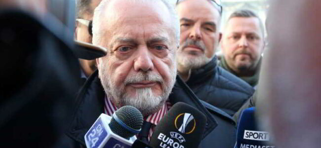 De Laurentiis: "Giuntoli ha rinnovato. Il Napoli può vincere senza indebitarsi"
