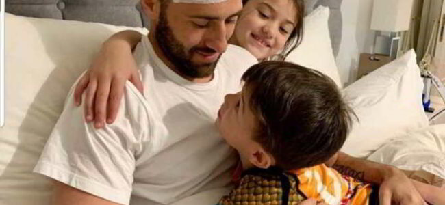 Ospina torna a casa. Bellissmo messaggio della moglie