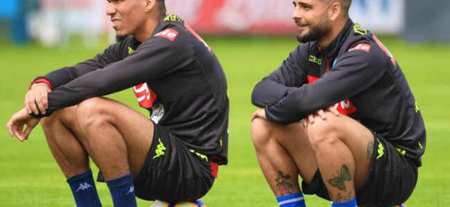 GAZZETTA. Napoli, si fermano Insigne e Allan, oggi l'ultimo test