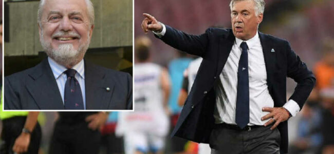 Ancelotti.de laurentiis.mercato