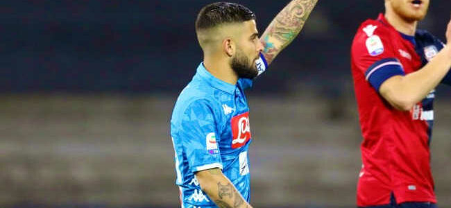 Napoli-Cagliari 2-1. Gli azzurri matematicamente secondi