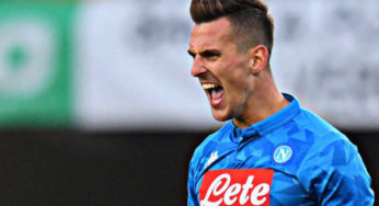 Napoli, Milk: “dispiaciuto per il goal mancato contro il Liverpool”.