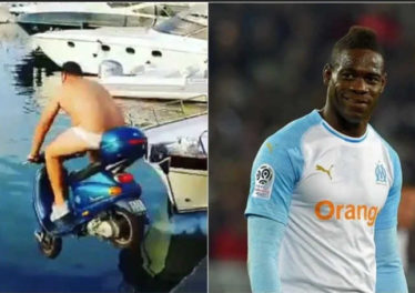 Tuffo in mare con il motorino, Balotelli scommette 2000 euro