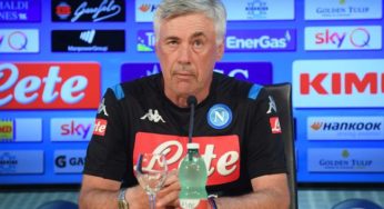 Napoli, Ancelotti: “Persa un’occasione. Sono molto deluso, ci sacrifichiamo poco.”