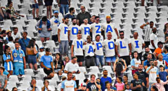 Lanciata la maglia americana del Napoli. Gli azzurri guardano al mercato Usa