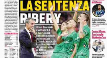 Prima pagina dei quotidiani: Corriere dello Sport, Gazzetta e Il Mattino