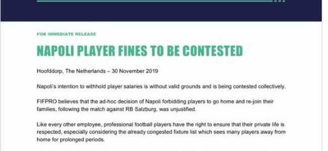 sindacato calciatori napoli