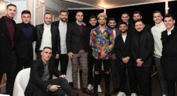 FOTO – Cena Natale Napoli, tra scatti social e sorrisi