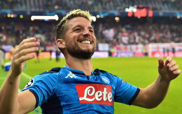 messaggio mertens napoli