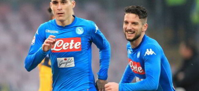 Napoli Mertens e Callejon