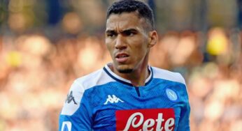Allan sostituito in Napoli-Fiorentina, lascia il campo infastidito