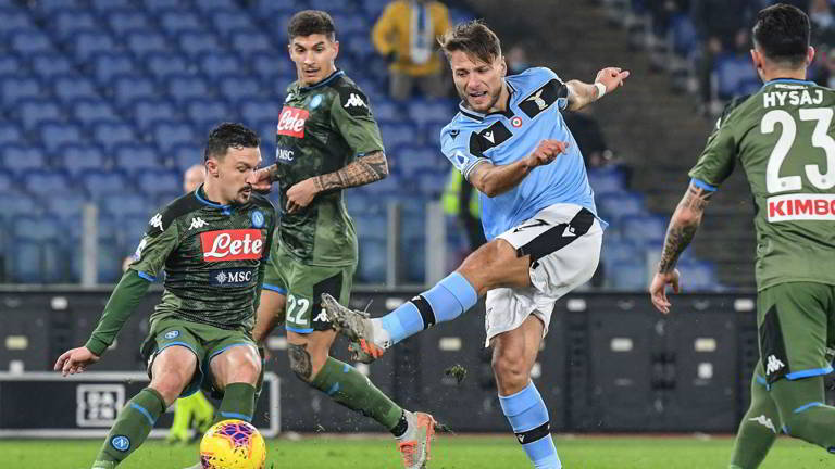 Lazio-Napoli. Un errore di Ospina condanna gli azzurri di Gattuso