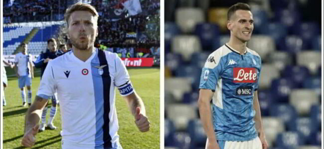 Lazio-Napoli le formazioni ufficiali